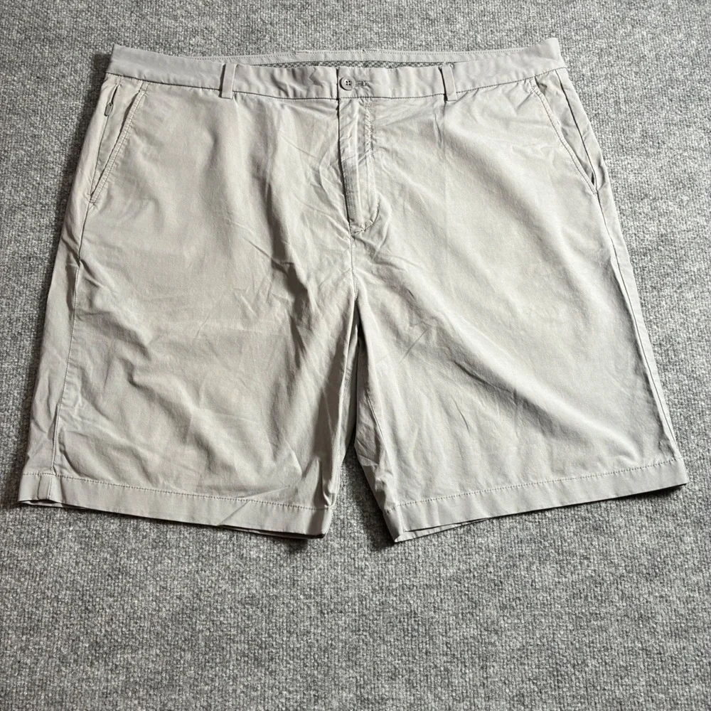Vineyard Vines Jim Nantz‎ Golf Shorts Mens 42 Grey Stretch Performance